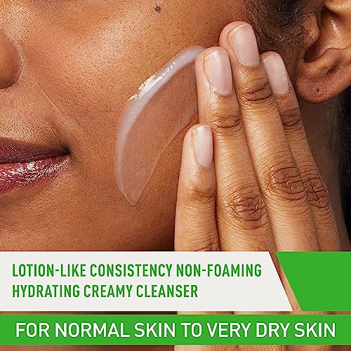 CeraVe Hydrating Facial Cleanser | Moisturizing Face Wash For Dry Skin | Hyaluronic Acid + Ceramides + Glycerin | Hydrating Cleanser For Normal To Dry Skin | National Eczema Assosiation Certified-UPStoxs