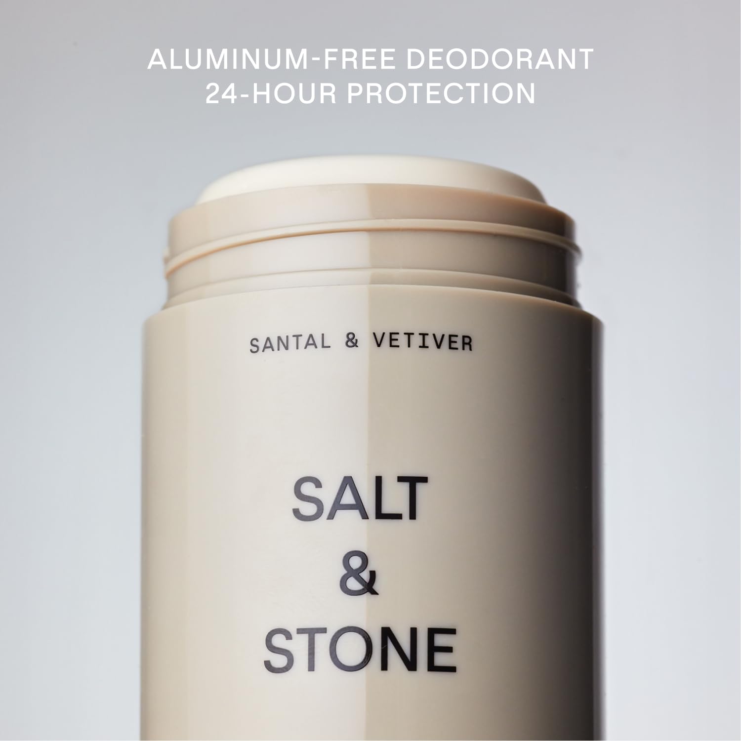 SALT & STONE Natural Deodorant - Santal & Vetiver | Extra Strength Natural Deodorant for Women & Men | Aluminum Free with Seaweed Extracts, Shea Butter & Probiotics | Free From Parabens & Sulfates-UPStoxs