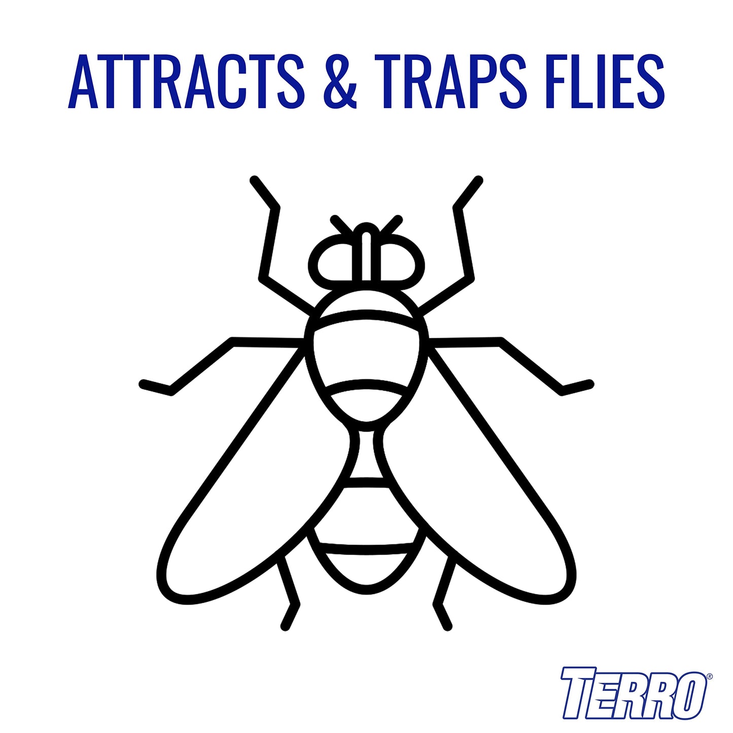 TERRO T518 Fly Magnet Sticky Fly Paper Fly Trap, 8 Count (Pack of 1)-UPStoxs