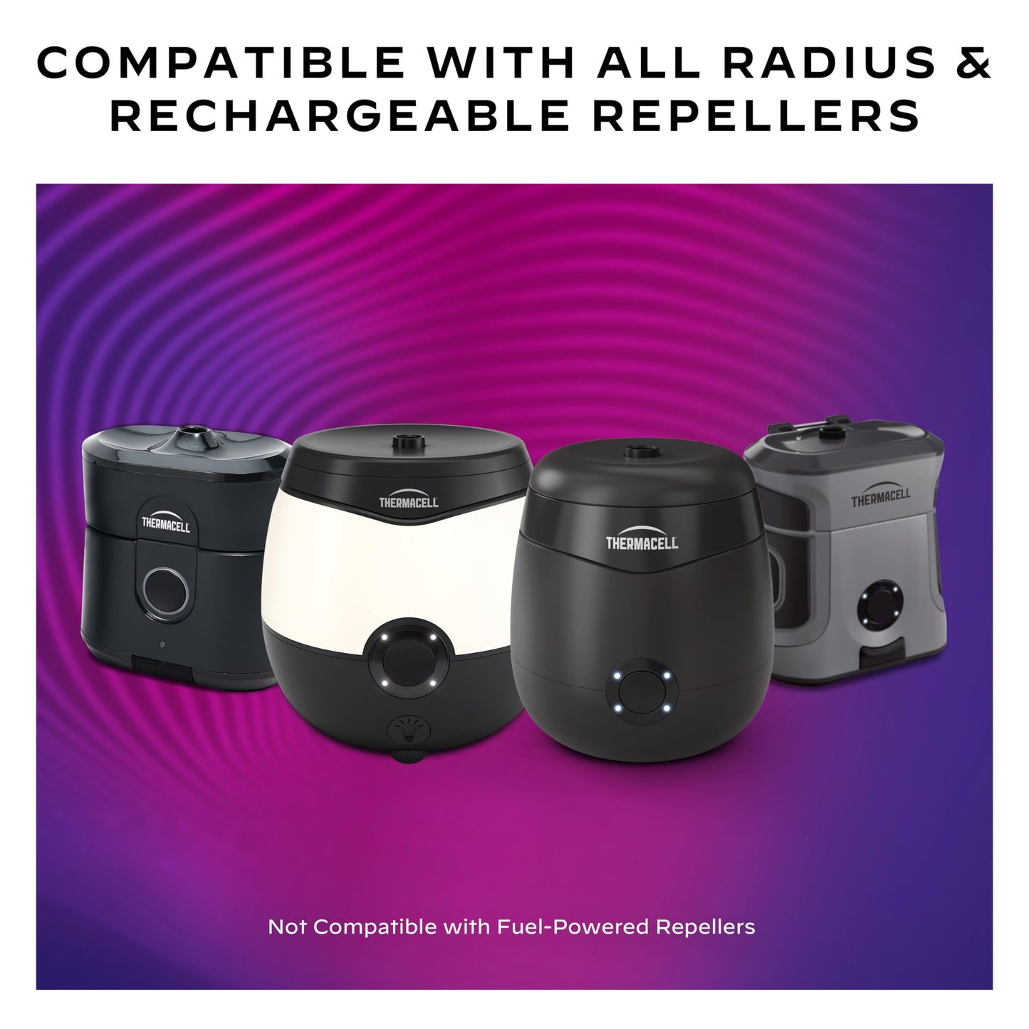 Thermacell Rechargeable Mosquito Repeller Refills; Advanced Repellent Formula Provides 20 foot Protection Zone; Compatible with Thermacell E-Series & Radius Only; No DEET, Spray or Flame-UPStoxs