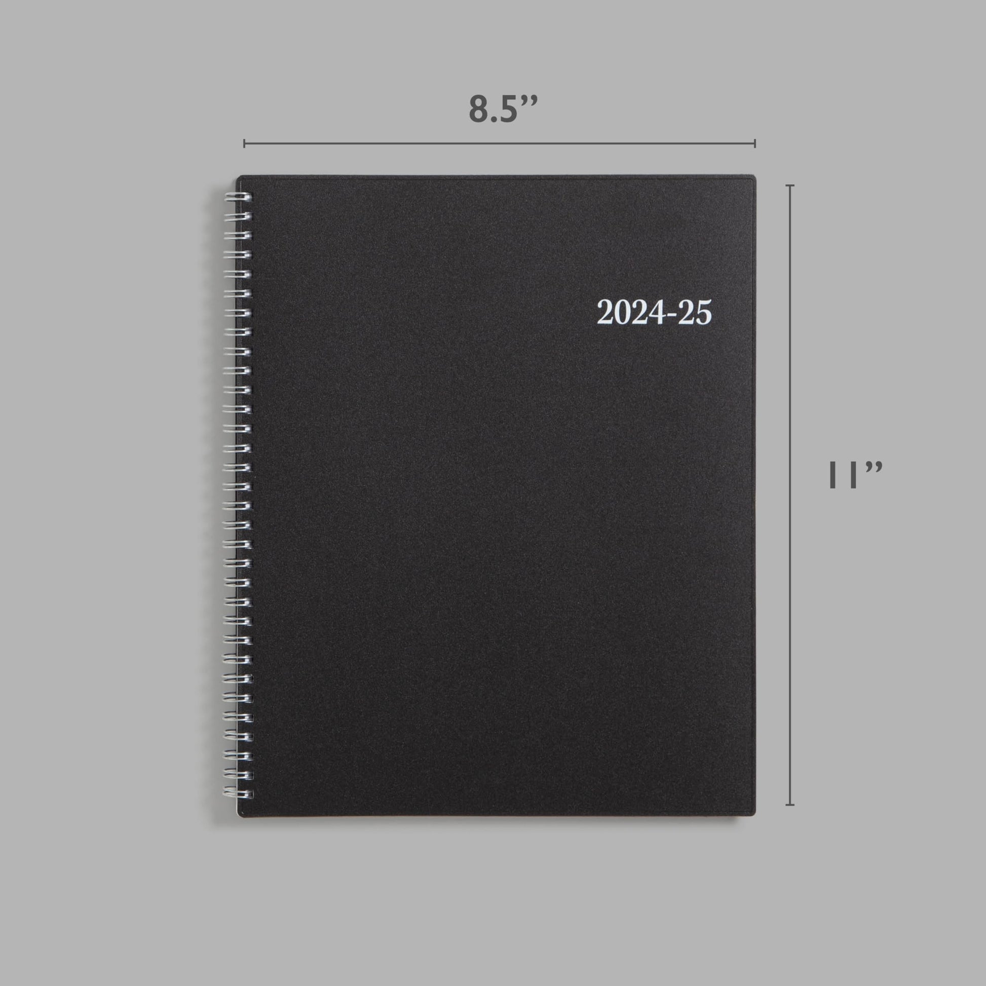 Blue Sky 2024-2025 Academic Year Weekly and Monthly Planner, 8.5" x 11", Flexible Cover, Wirebound, Enterprise (150144)-UPStoxs
