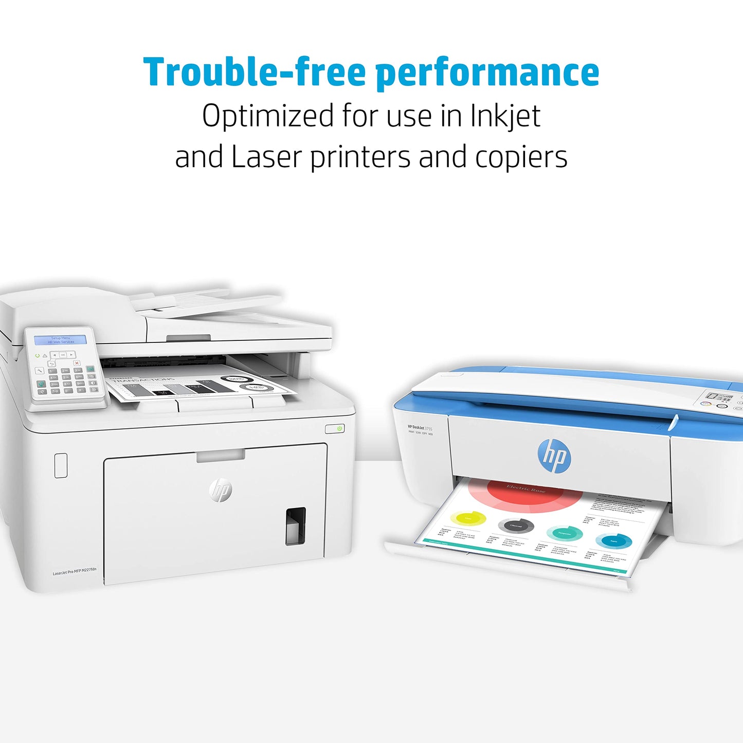 HP Printer Paper | 8.5 x 11 Paper | Copy &Print 20 lb | 1 Ream Case - 500 Sheets| 92 Bright | Made in USA - FSC Certified | 200060-UPStoxs