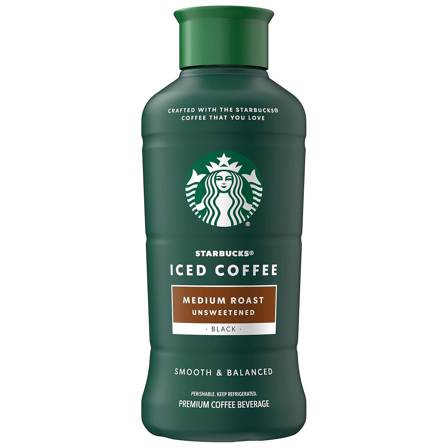 Starbucks Unsweetened Iced Coffee, Medium Roast, 48 fl. oz., 2 pk.-UPStoxs