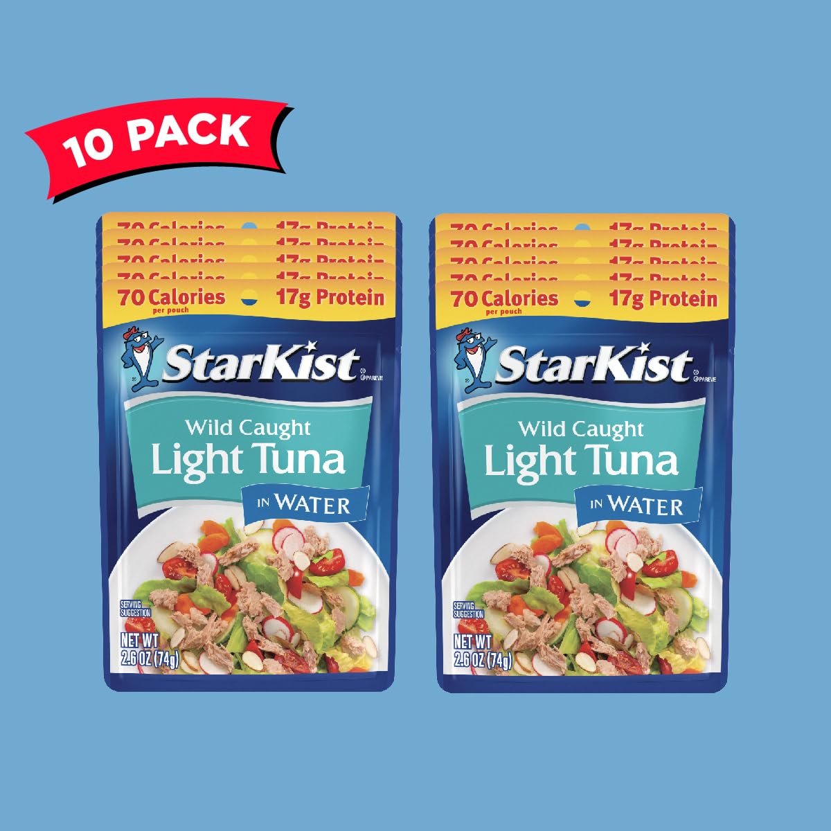 StarKist Chunk Light Tuna in Water, 2.6 Ounce (Pack of 10)-UPStoxs