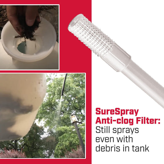 Chapin 22000 Made in USA Value Pack of 2 Units, 1 Gallon Lawn and Garden Pump Pressured Sprayer, for Spraying Plants, Garden Watering, Lawns, Weeds and Pests, Translucent White-UPStoxs