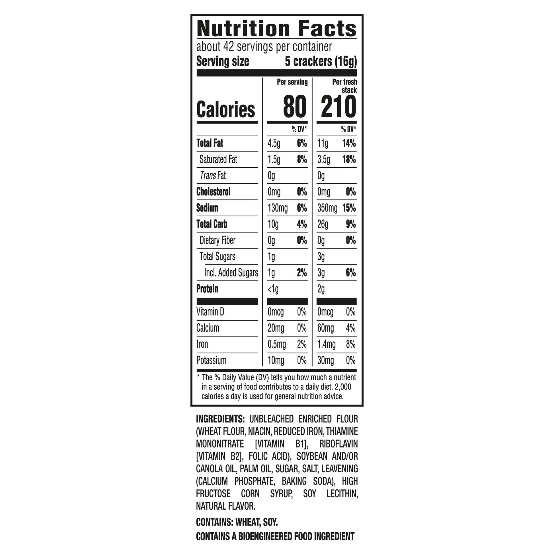 RITZ Fresh Stacks Original Crackers, Party Size, 23.7 oz (16 Stacks)-UPStoxs