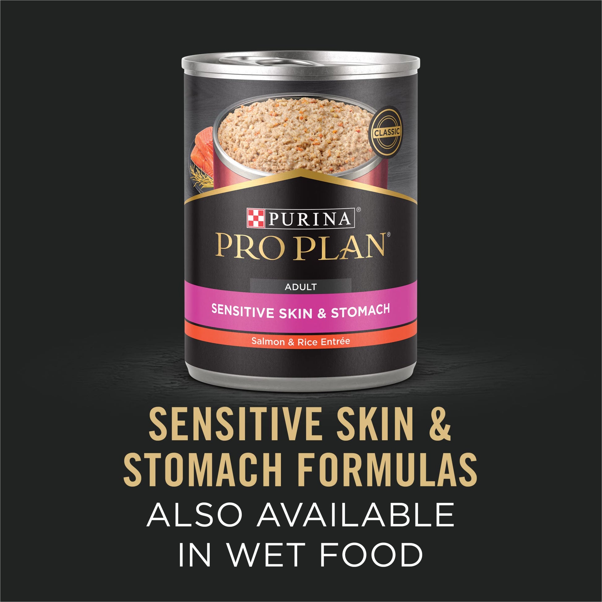 Purina Pro Plan Sensitive Skin and Stomach Dog Food Salmon and Rice Formula - 30 lb. Bag-UPStoxs