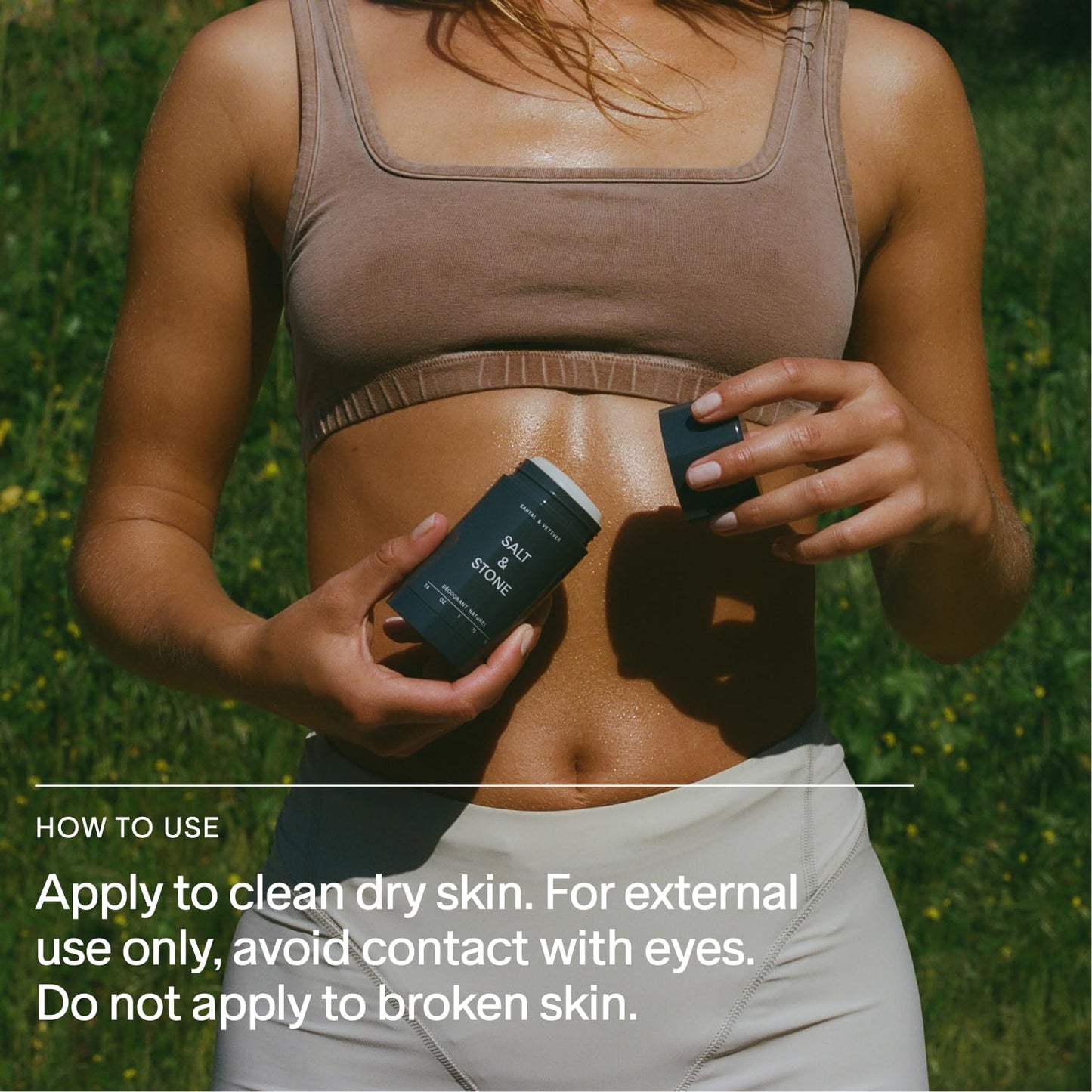 SALT & STONE Natural Aluminum-Free Deodorant with Bergamot & Hinoki - For Men & Women-UPStoxs