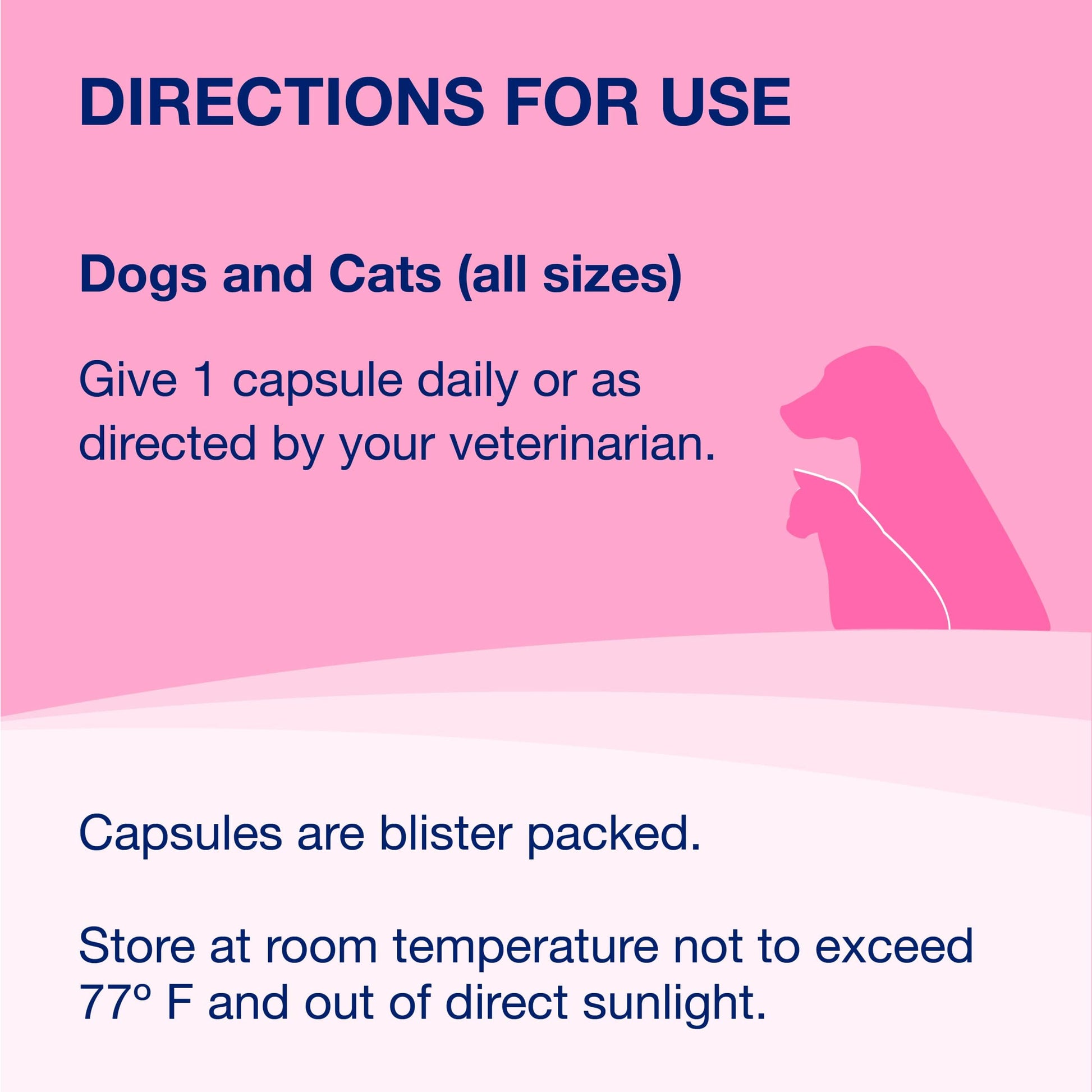 Proviable Digestive Health Supplement Multi-Strain Probiotics and Prebiotics for Cats and Dogs - with 7 Strains of Bacteria, 80 Capsules-UPStoxs