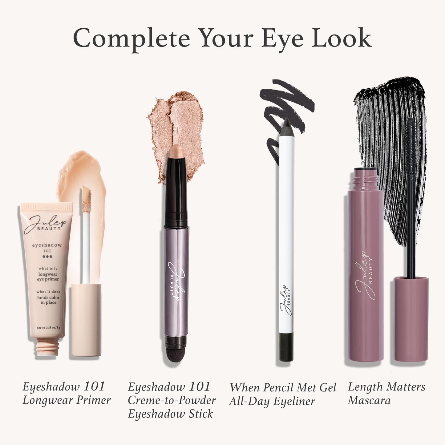 Julep Eyeshadow 101 Crème to Powder Waterproof Eyeshadow Stick, Champagne Shimmer-UPStoxs