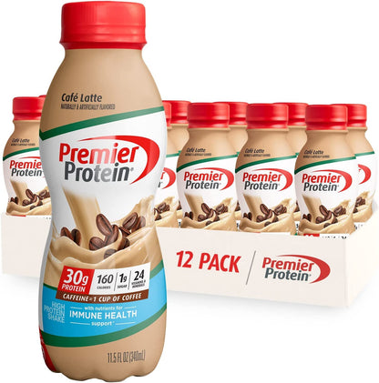 Premier Protein 30g High Protein Shake, Café Latte 11 fl. oz., 15 pk.