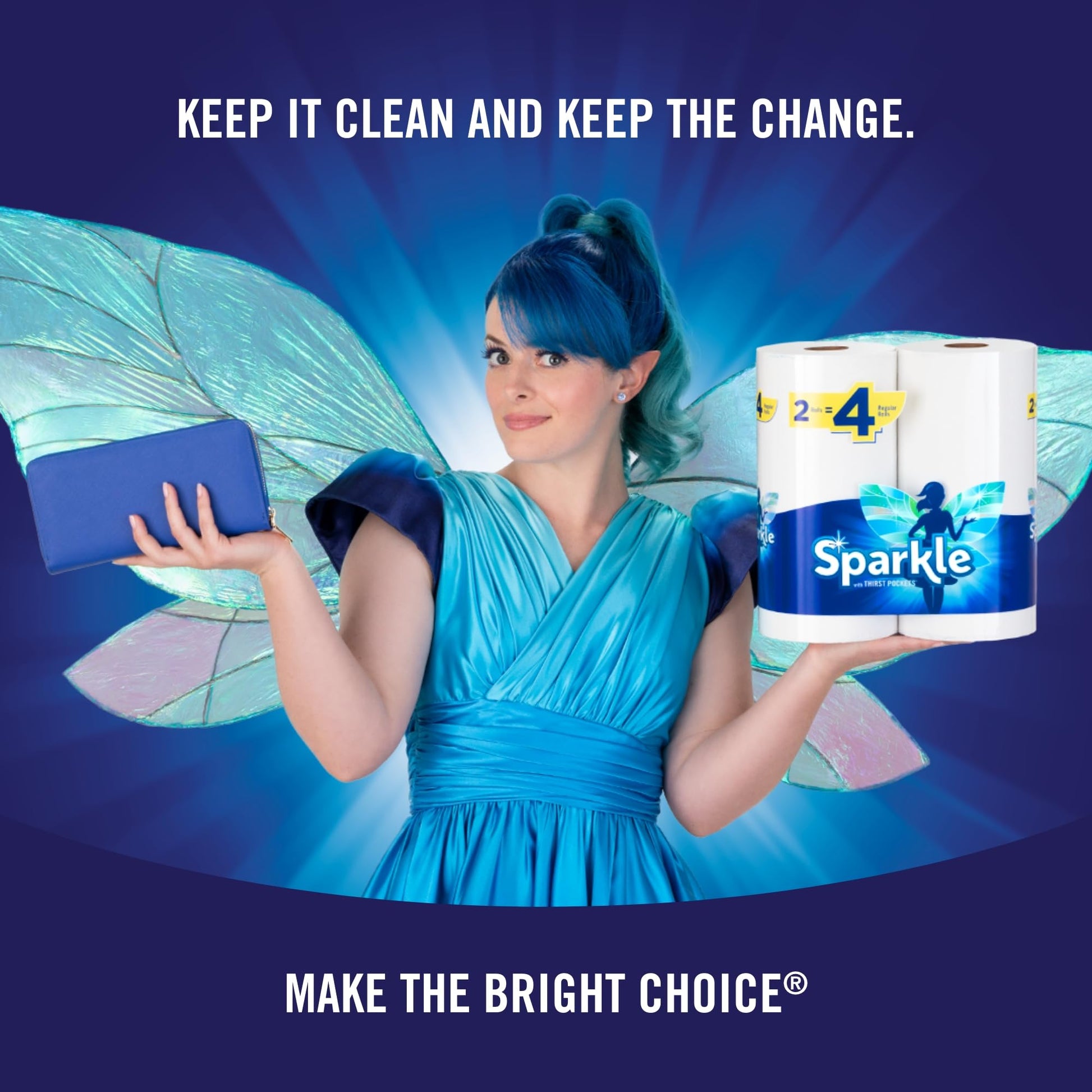 Sparkle Pick-A-Size Paper Towels, Spirited Prints, 6 Double Rolls = 12 Regular Rolls, Everyday Value Paper Towel With Full And Half Sheets-UPStoxs