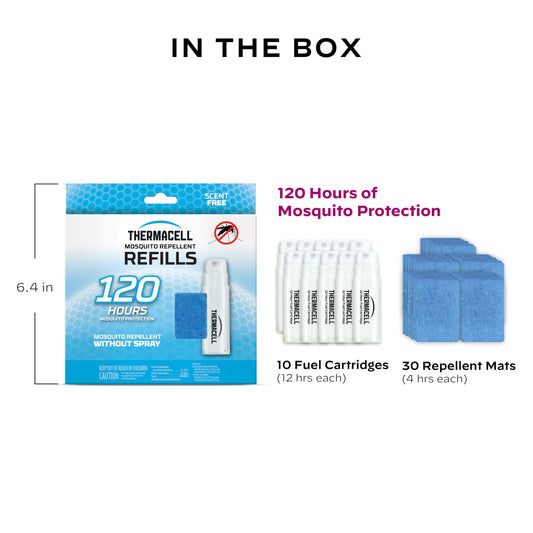 Thermacell Mosquito Repellent Refills; Compatible with Any Fuel-Powered Thermacell Repeller; Highly Effective, Long Lasting, No Spray or Mess; 15 Foot Zone of Mosquito Protection-UPStoxs