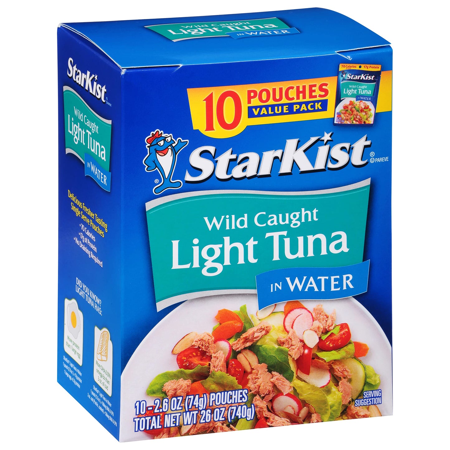 StarKist Chunk Light Tuna in Water, 2.6 Ounce (Pack of 10)-UPStoxs