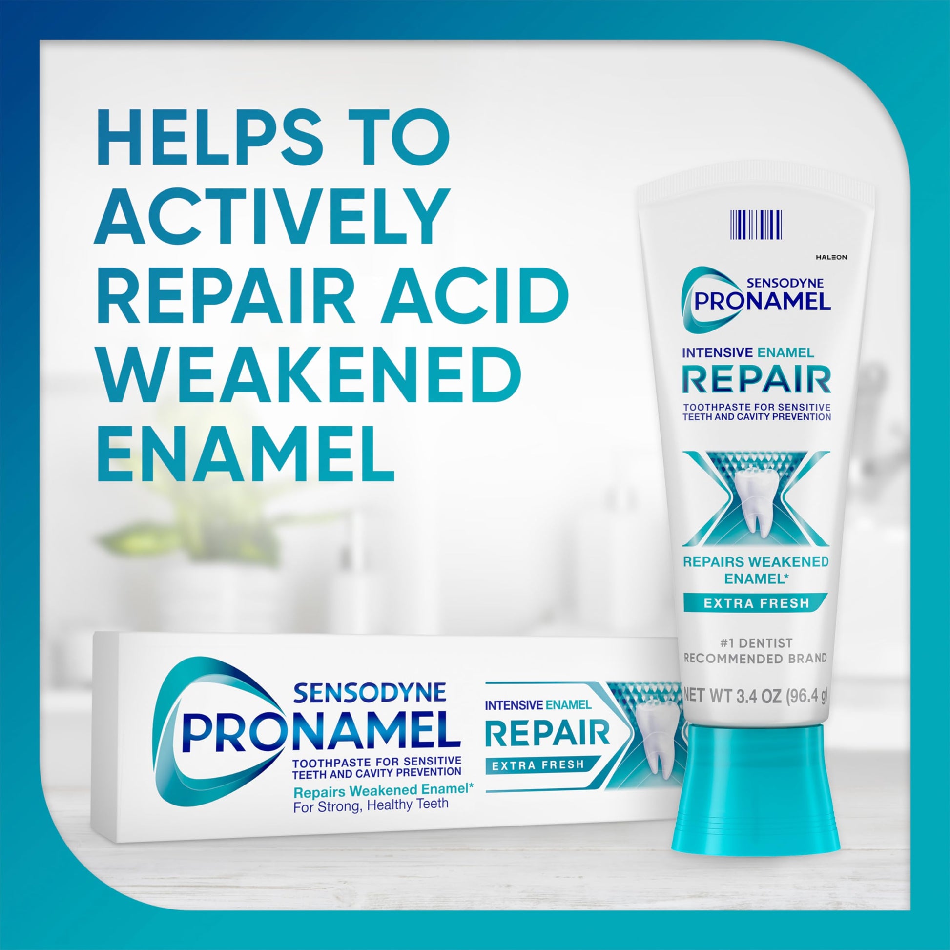 Sensodyne Pronamel Intensive Enamel Repair Toothpaste for Sensitive Teeth, to Reharden and Strengthen Enamel, Extra Fresh - 3.4 Ounces-UPStoxs