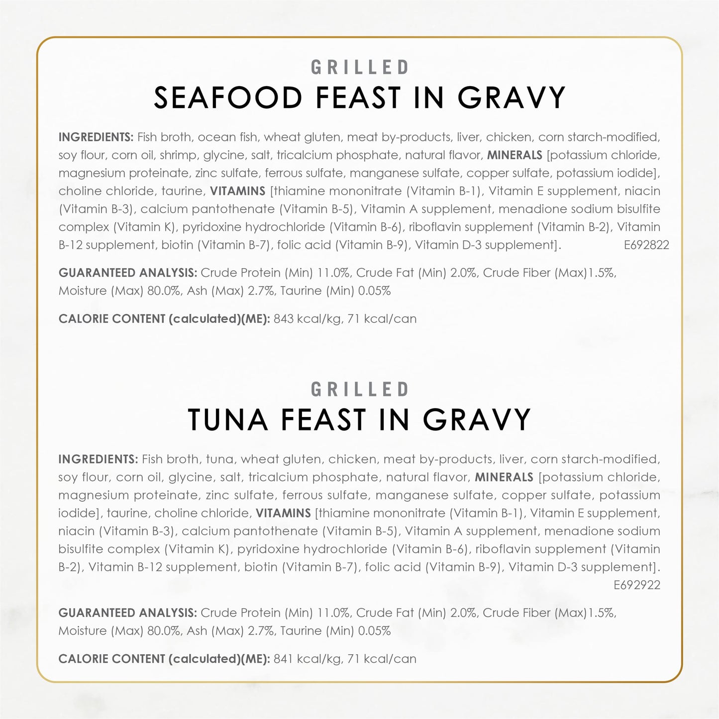 Purina Fancy Feast Grilled Wet Cat Food Seafood Collection in Wet Cat Food Variety Pack - (Pack of 24) 3 oz. Cans-UPStoxs