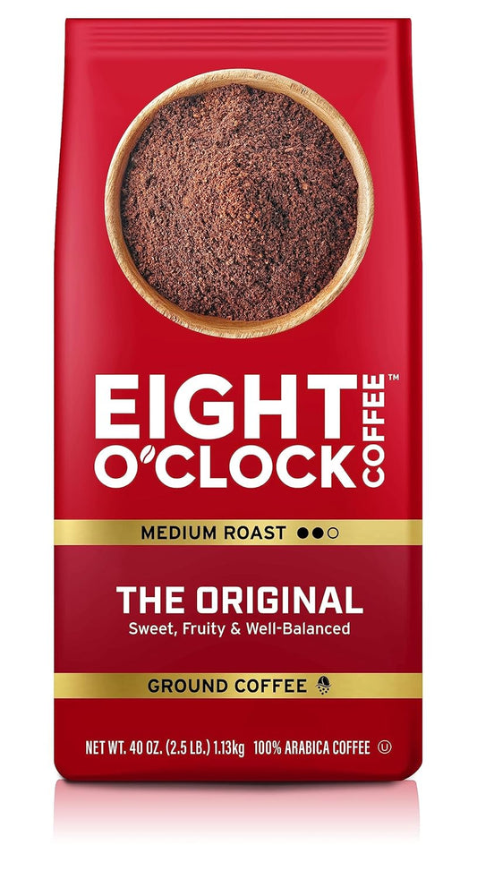 Eight O'Clock Ground Coffee, The Original, 40 oz.-UPStoxs