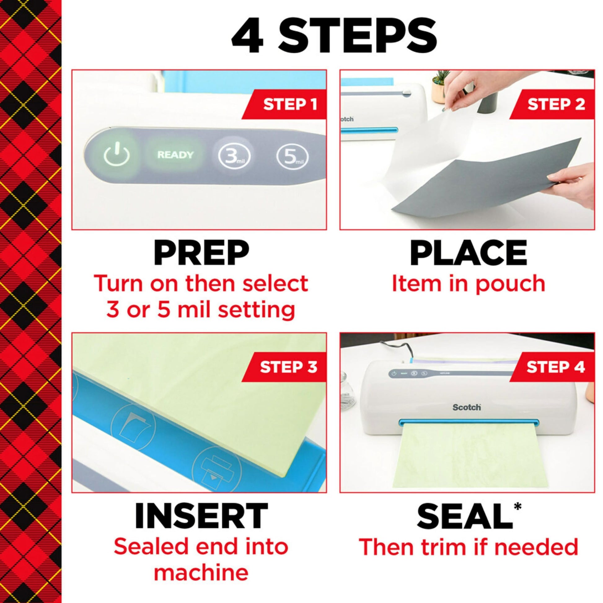 Scotch Thermal Laminating Pouches,200 Pack Laminating Sheets,3 Mil,8.9 x 11.4 Inches, Education Supplies & Craft Supplies, For Use With Thermal Laminators, Letter Size Sheets (TP3854-200)-UPStoxs