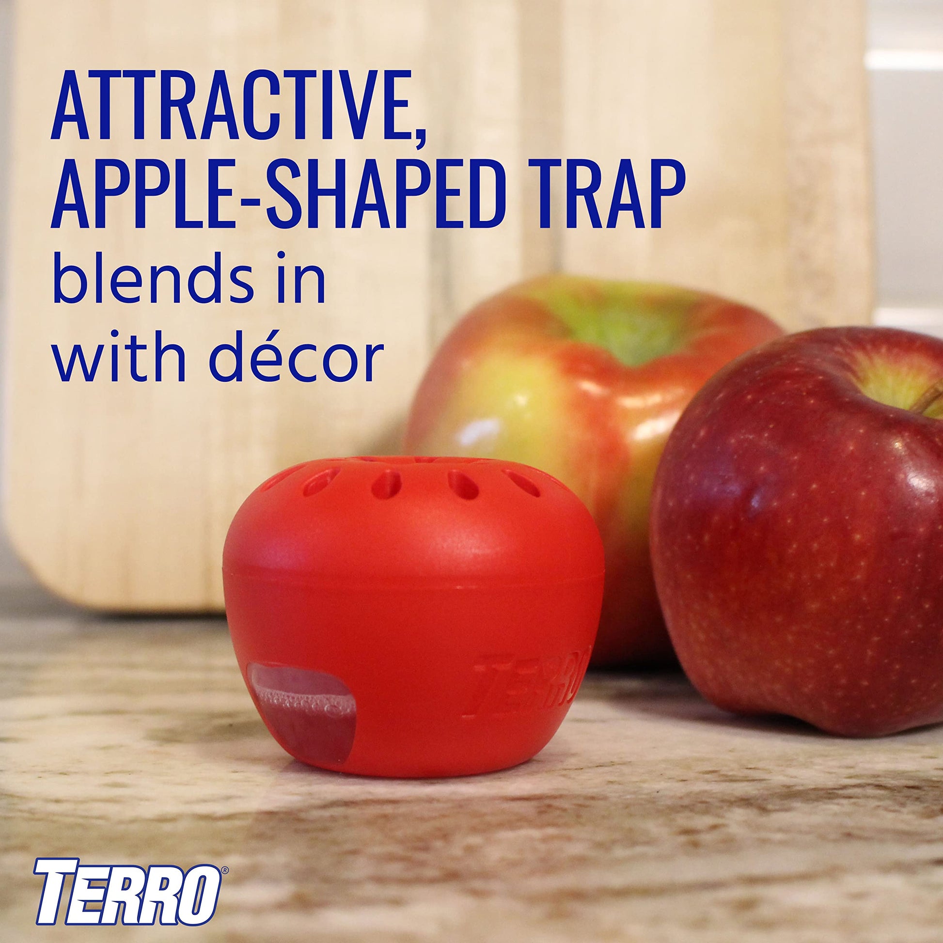 TERRO T2503-3 Ready-to-Use Indoor Fruit Fly Trap with Built in Window - 6 Traps + 270 day Lure Supply-UPStoxs