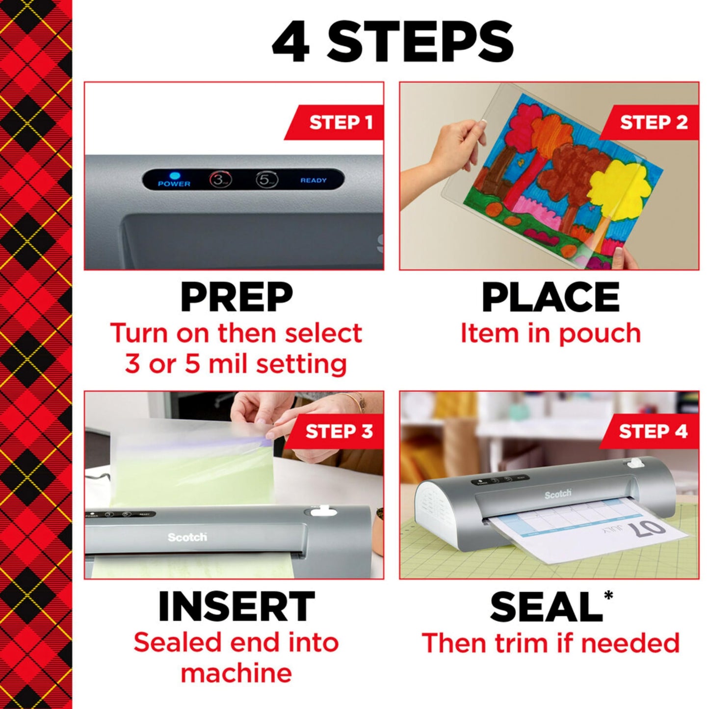 Scotch Brand PRO Thermal Laminator, Never Jam Technology Automatically Prevents Misfed Items,2 Roller System,9 inch (TL906)-UPStoxs