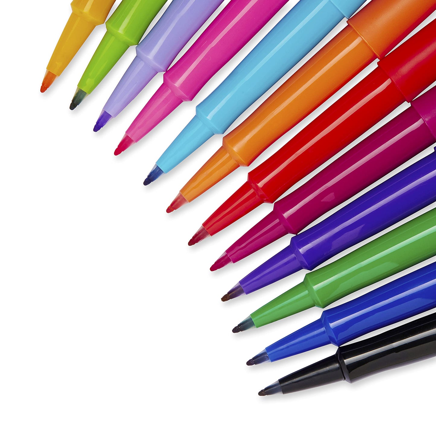 Paper Mate Felt Tip Pens Flair Marker Pens, Medium Point, Assorted, 24 Count-UPStoxs