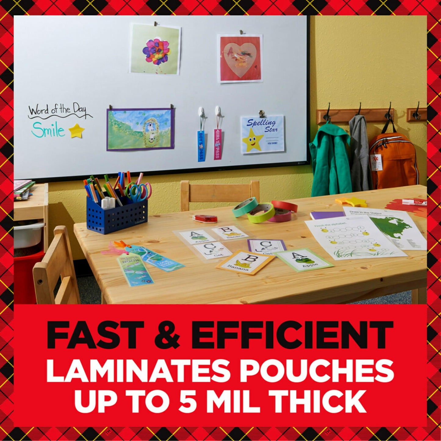 Scotch Brand PRO Thermal Laminator, Never Jam Technology Automatically Prevents Misfed Items,2 Roller System,9 inch (TL906)-UPStoxs