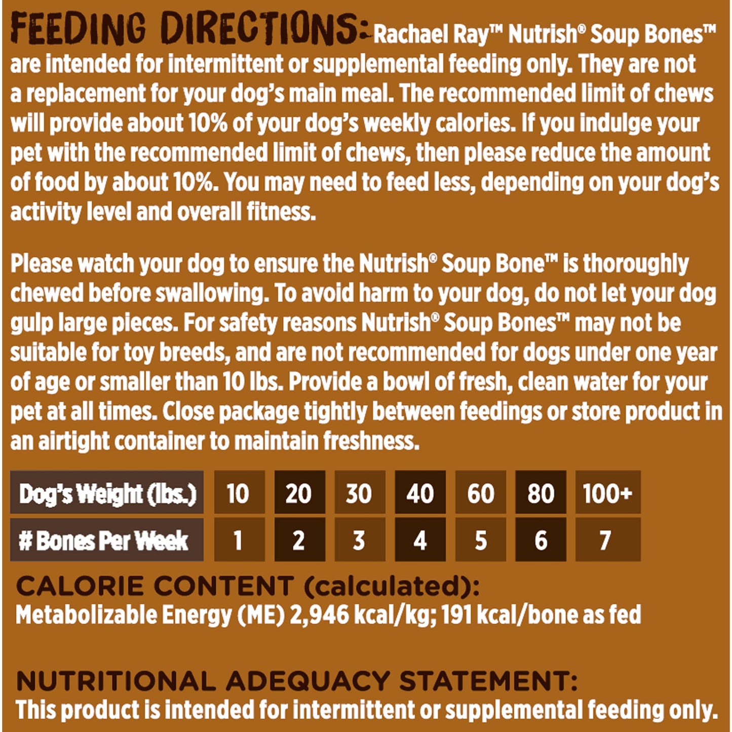 Rachael Ray Nutrish Soup Bones Dog Treats, Chicken & Veggies Flavor, 11 Bones-UPStoxs