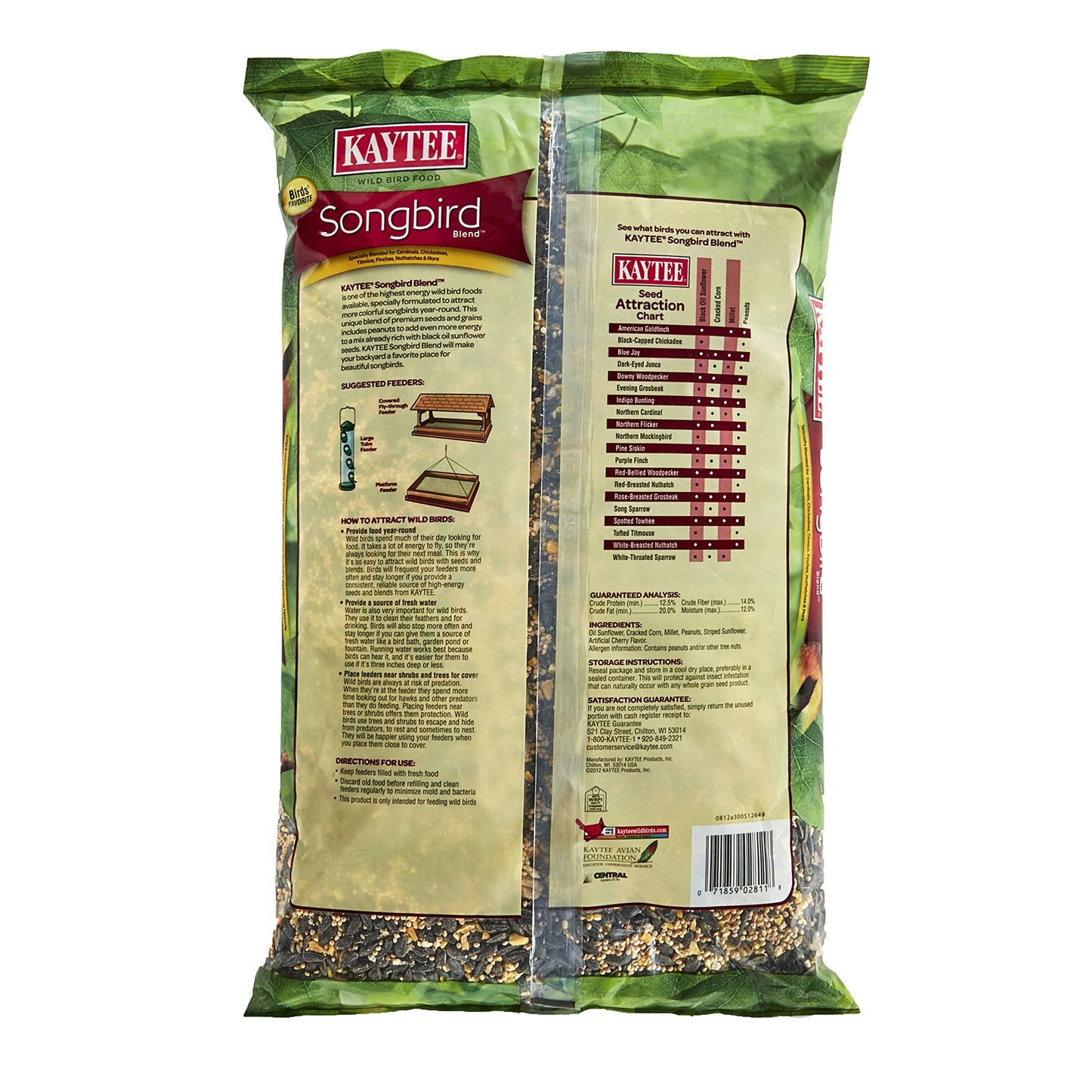 Kaytee Wild Bird Songbird Blend Food Seed, 7 Pound-UPStoxs