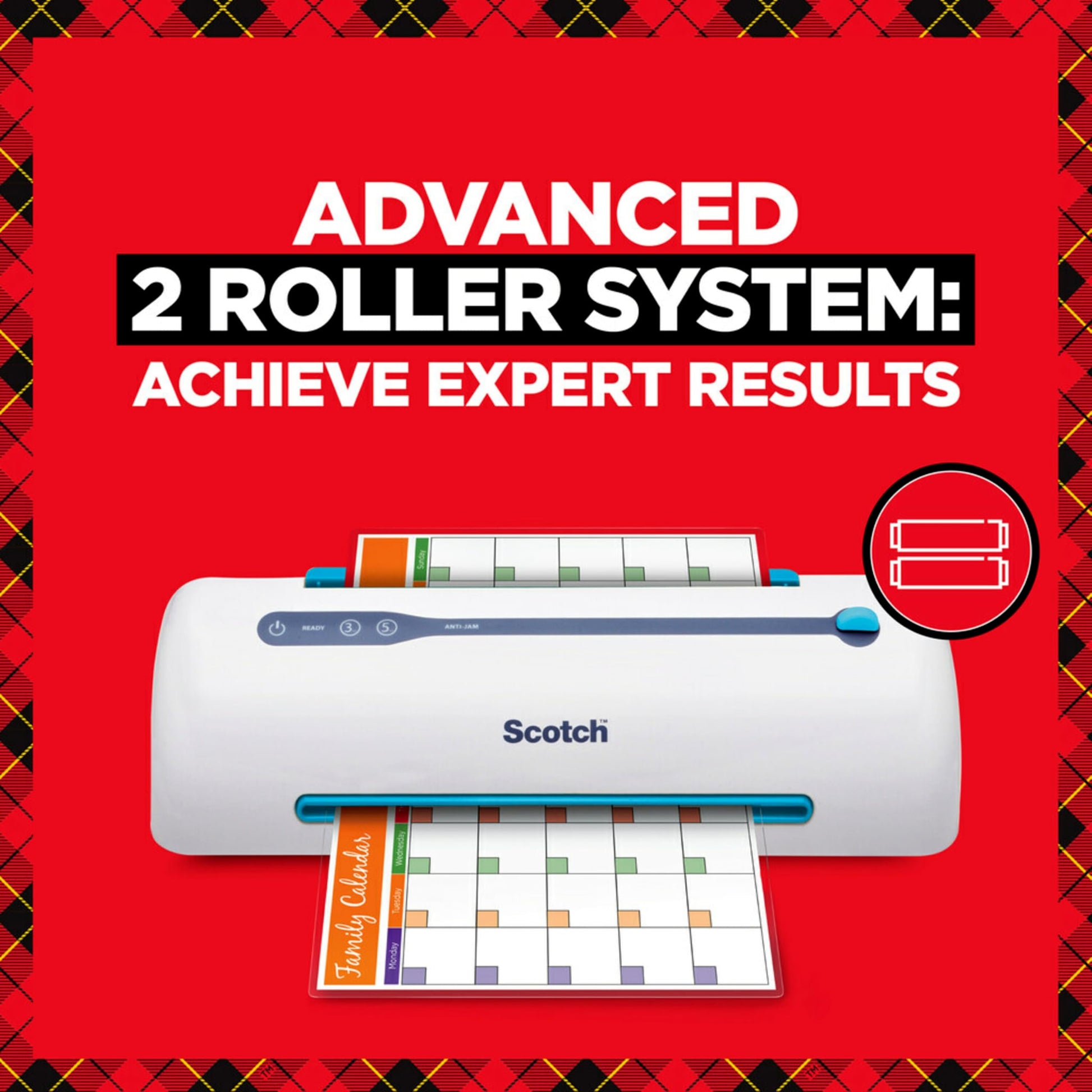 Scotch Brand PRO Thermal Laminator, Never Jam Technology Automatically Prevents Misfed Items,2 Roller System,9 inch (TL906)-UPStoxs