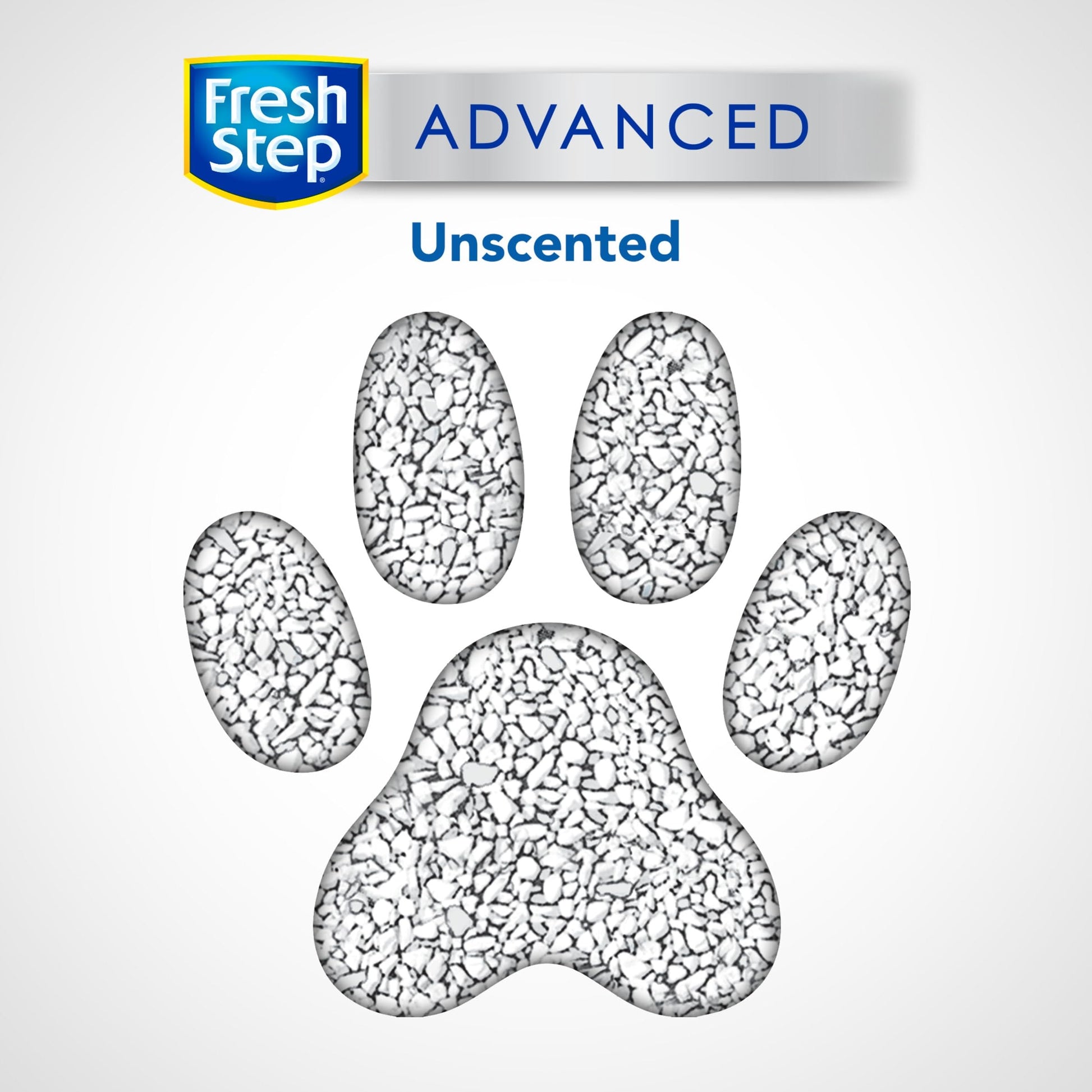 Fresh Step Advanced Unscented Cat Litter, 2 Pack (37.58 lbs/17.04 kg, Extra Large, Low Dust, Clumping, Activated Charcoal)-UPStoxs
