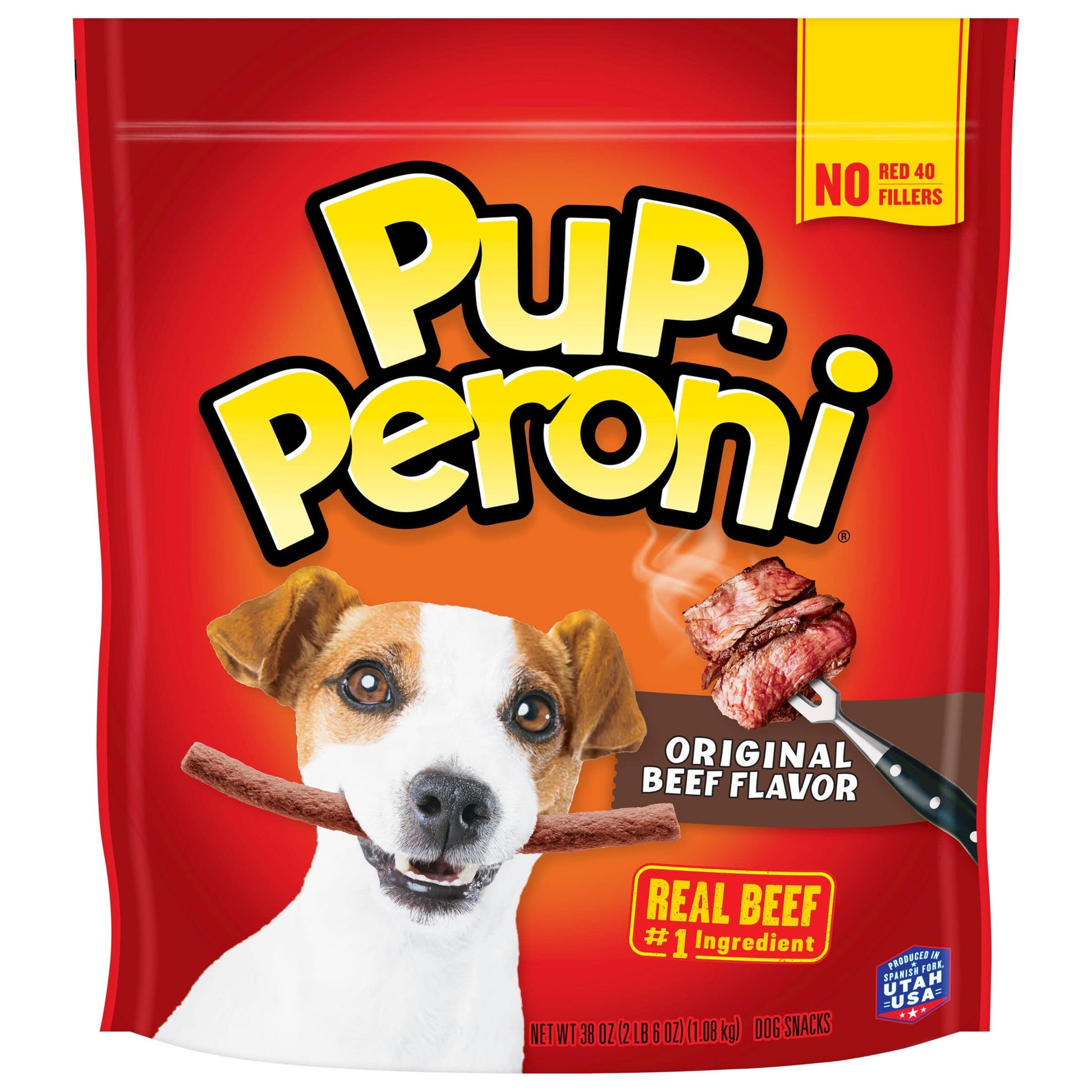 Pup-Peroni Dog Treats, Original Beef Flavor, 38 Ounce, Made with Real Beef-UPStoxs