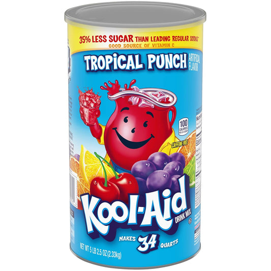 Kool-Aid Sweetened Tropical Punch Powdered Drink Mix 82.5 oz.
