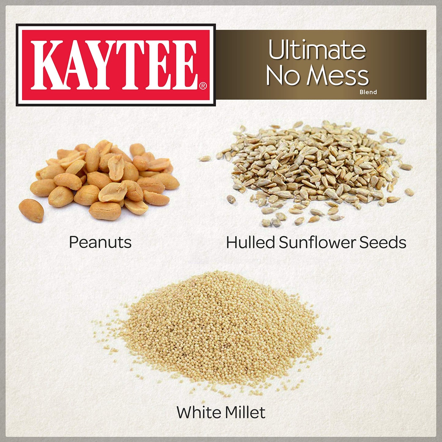 Kaytee Wild Bird Ultimate No Mess Wild Bird Food Seed For Cardinals, Finches, Chickadees, Nuthatches, Woodpeckers, Grosbeaks, Juncos and Other Colorful Songbirds, 9.75 Pound-UPStoxs
