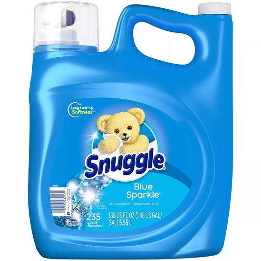 Snuggle Liquid Fabric Softener, Blue Sparkle 188 fl. oz., 235 loads