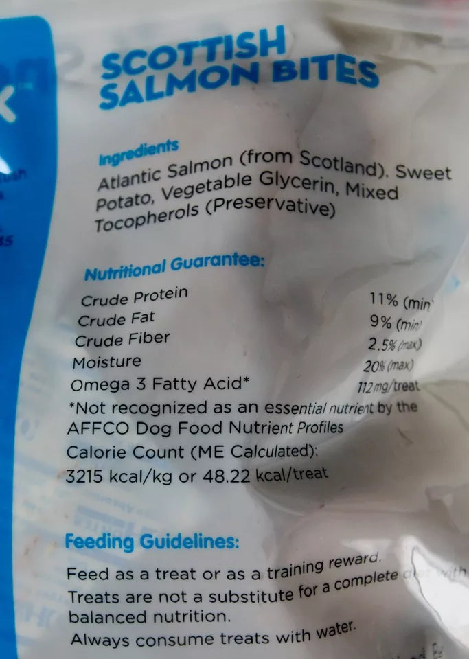 Snif-Snax Scottish Salmon Bites Dog Treats 48 oz.