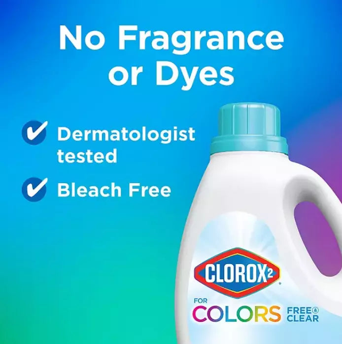 Clorox 2 for Colors Free & Clear Stain Remover, 90 loads, 112 fl. oz.