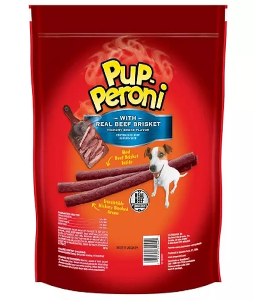 Pup-Peroni Dog Treats with Real Beef Brisket, Hickory Smoked Flavor 46 oz.