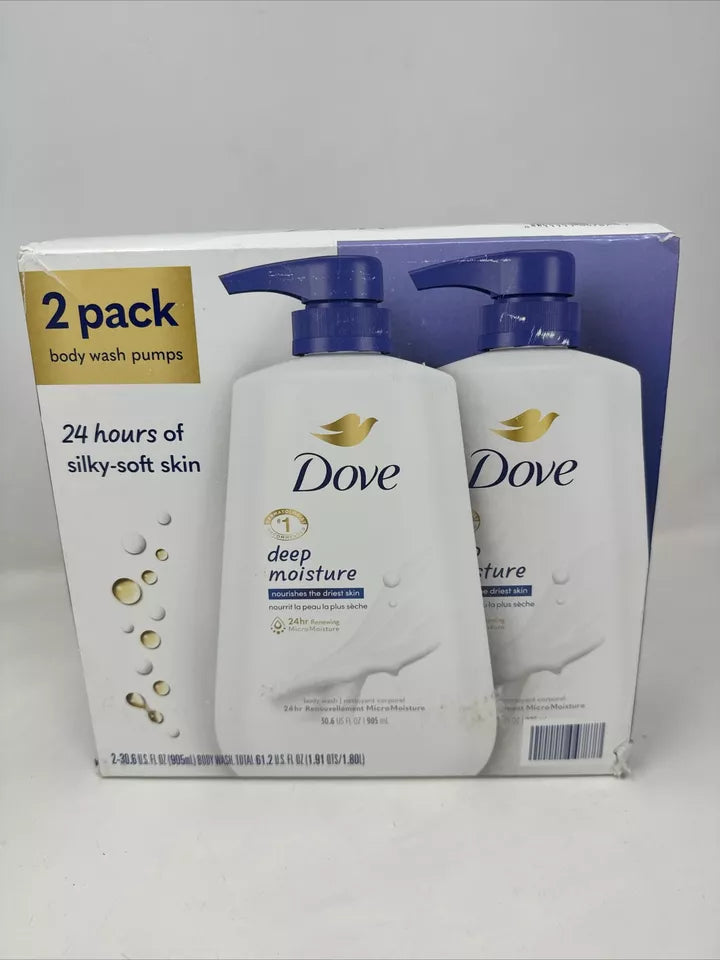 Dove Deep Moisture Renewing Body Wash, 30.6 fl. oz., 2 pk.